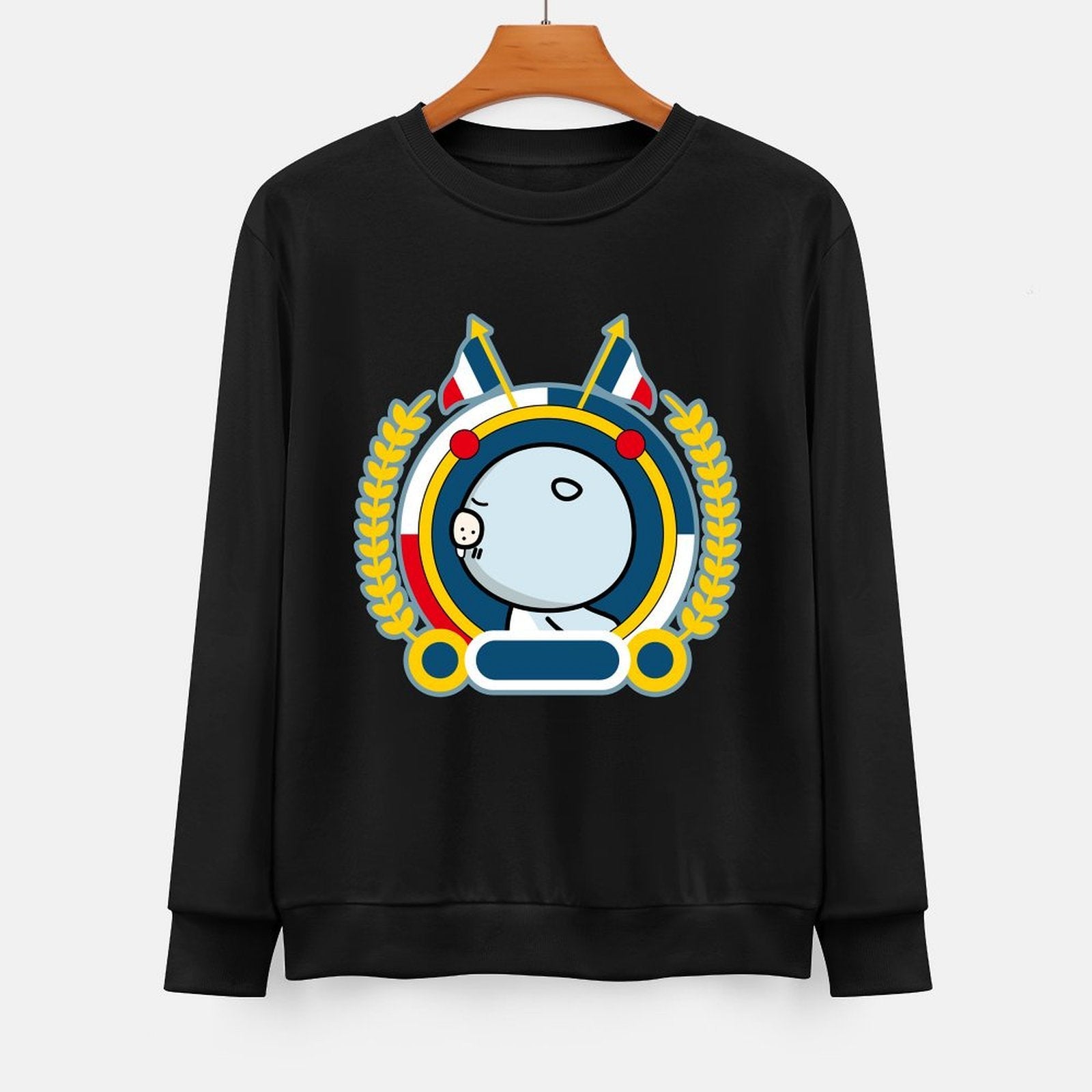 Front Patterned Long Sleeve TopDesign-Your-Own Neat